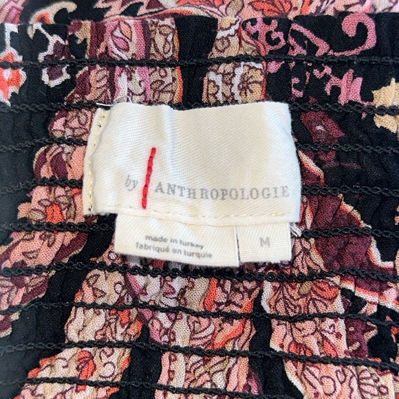 Anthropologie Paisley Mini Skirt - Black and Red - Picture 5 of 10